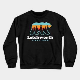 Letchworth State Park Trails Bears New York Crewneck Sweatshirt